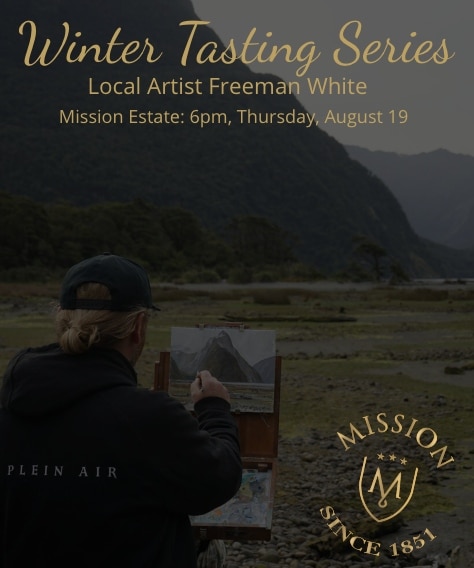 Winter Wine Tasting Series #4 – Guest Speaker Artist Freeman White